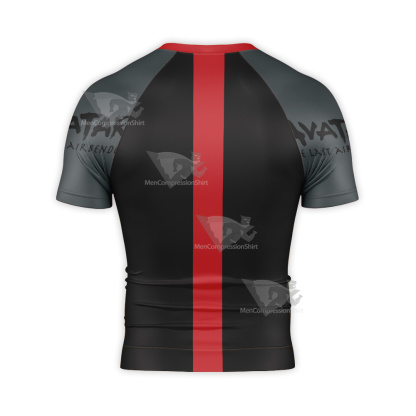 Avatar The Last Airbender Aang Short Sleeve Compression Shirt