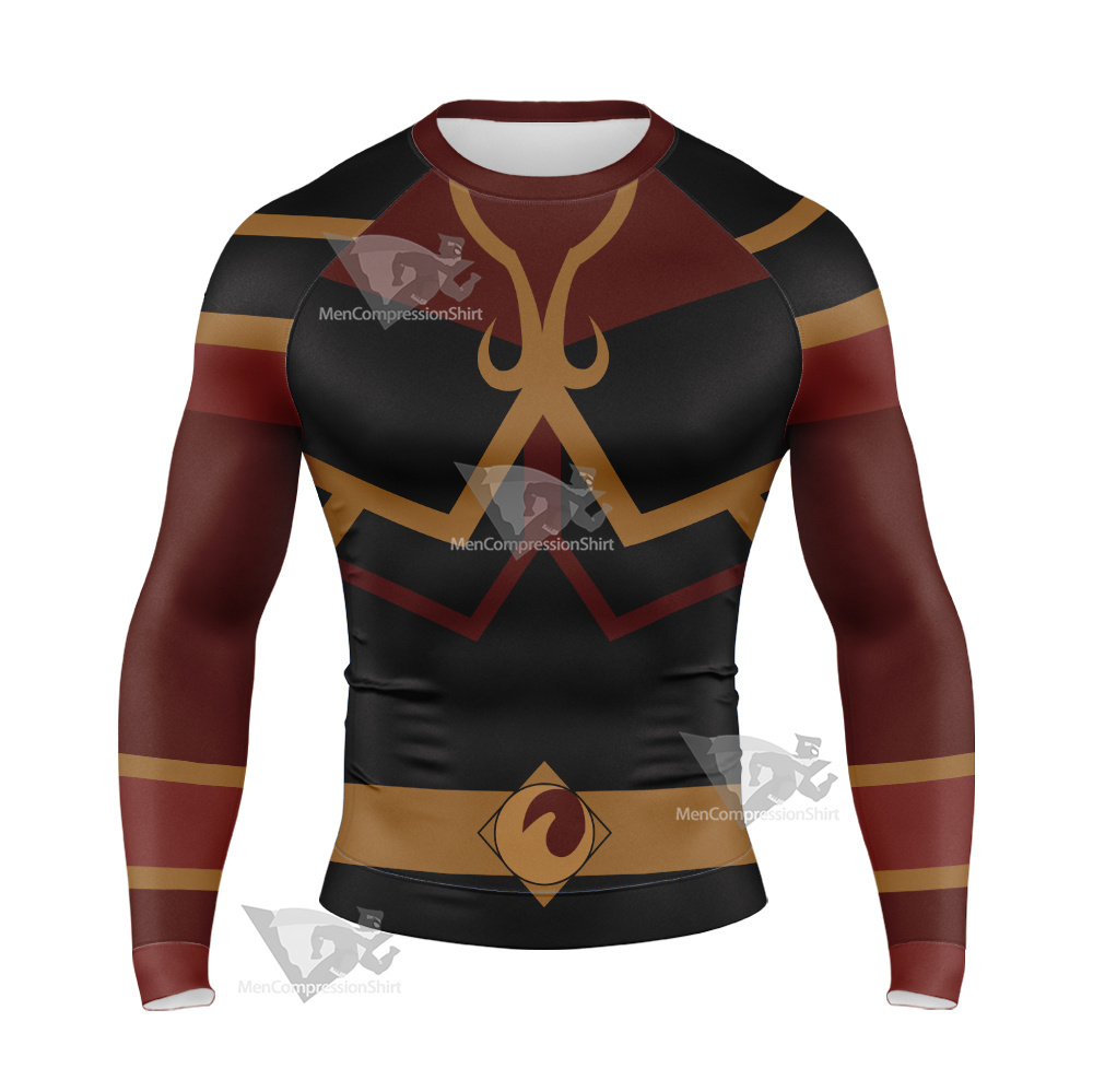 Avatar The Last Airbender Azula Long Sleeve Compression Shirt