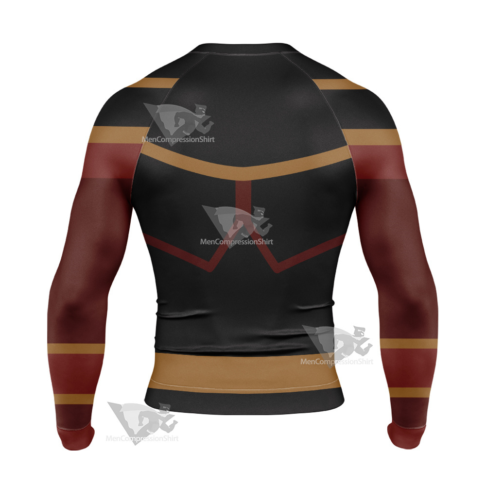 Avatar The Last Airbender Azula Long Sleeve Compression Shirt