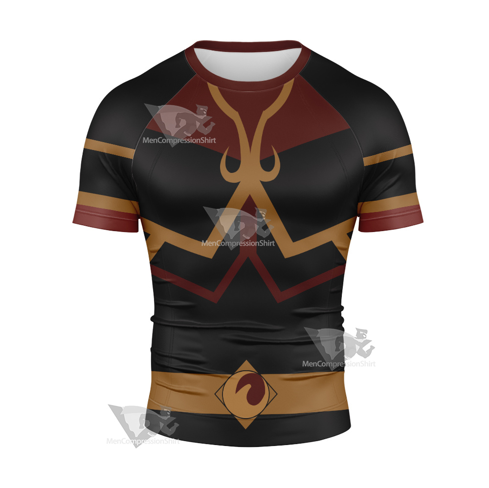 Avatar The Last Airbender Azula Short Sleeve Compression Shirt