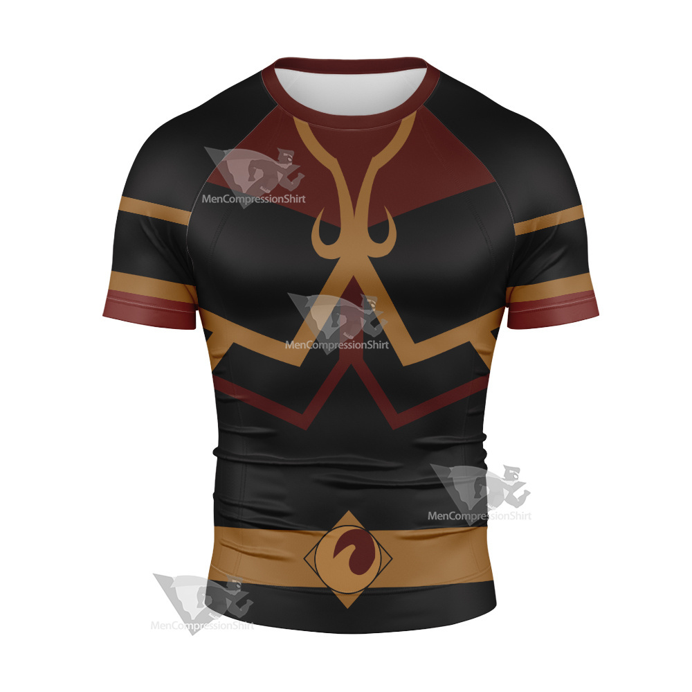 Avatar The Last Airbender Azula Short Sleeve Compression Shirt
