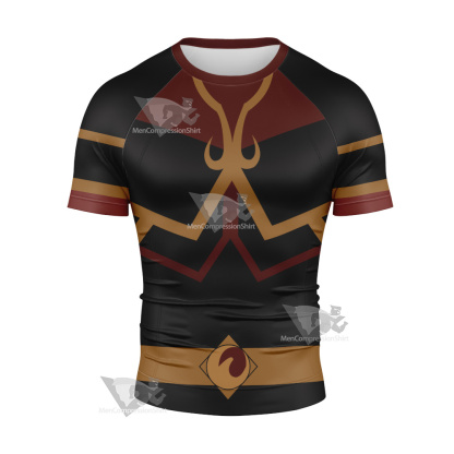 Avatar The Last Airbender Azula Short Sleeve Compression Shirt