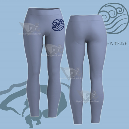 Avatar The Last Airbender Water Tribe Blue Women Compression Legging
