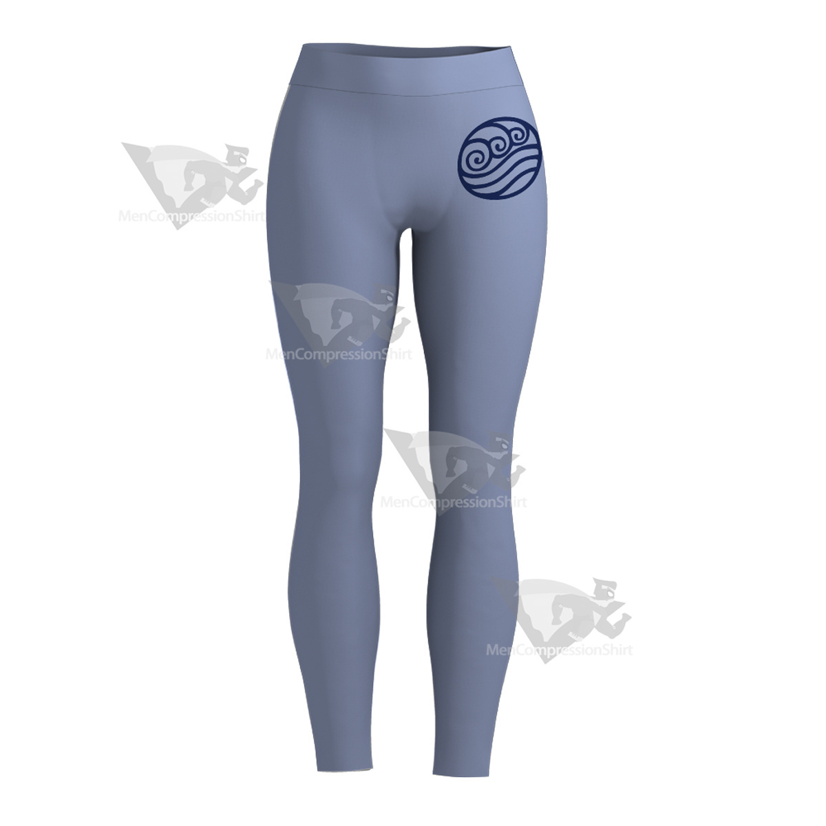 Avatar The Last Airbender Water Tribe Blue Women Compression Legging