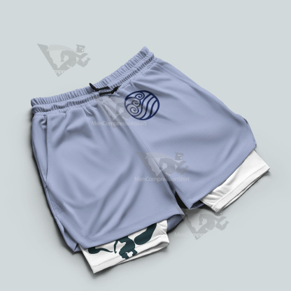 Avatar Water Tribe Blue Men Compression Gym Short