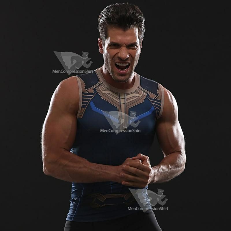 Avengers 3 Thanos Compression Tank Top For Men