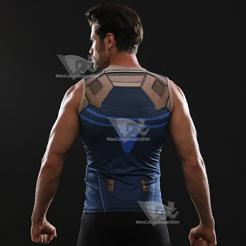 Avengers 3 Thanos Compression Tank Top For Men