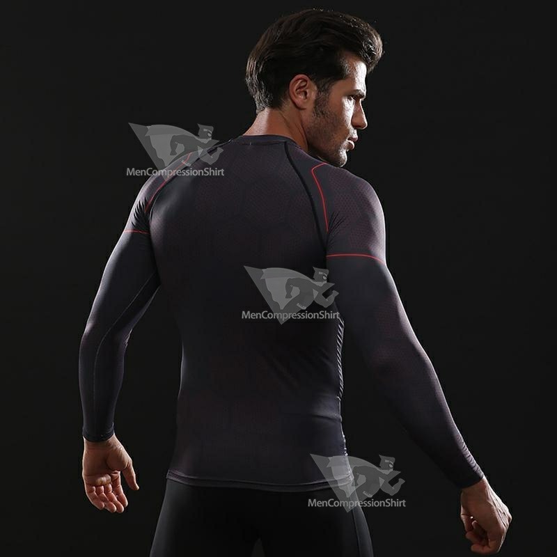 Avengers 3 Tony Stark Long Sleeve Compression Shirt
