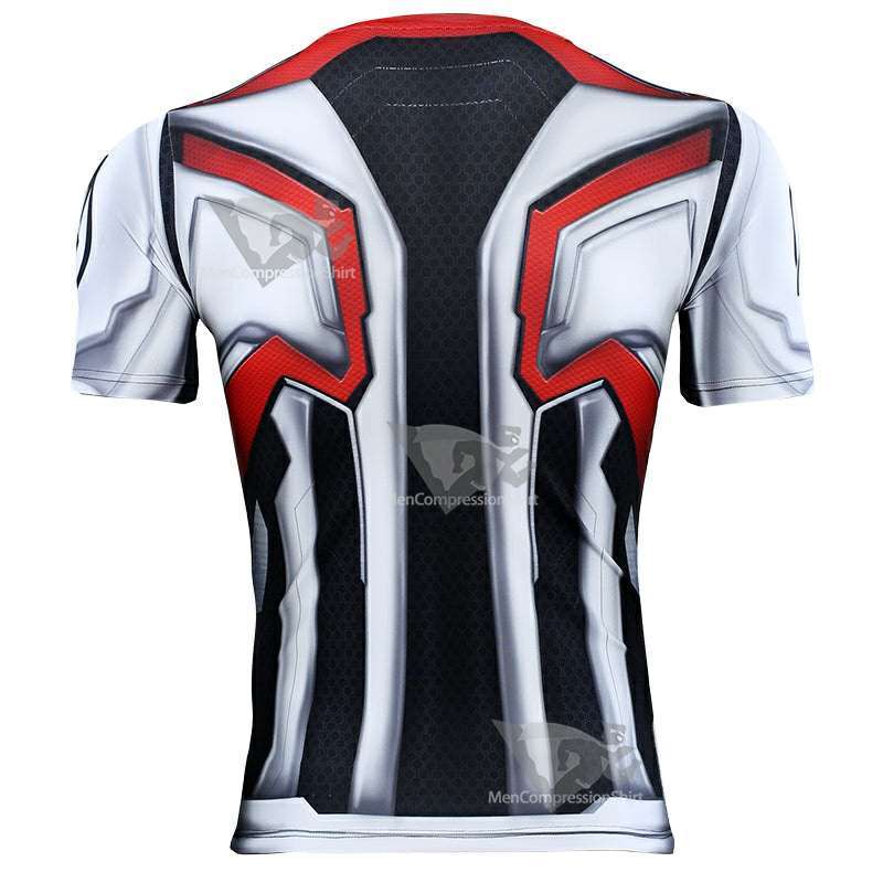 Avengers 4 Endgame 3d Short Sleeve Compression Shirt For Men