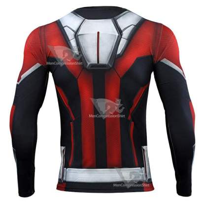 Avengers 4 Endgame Ant Man Long Sleeve Compression Shirt For Men