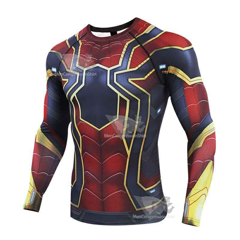 Avengers 4 Parker Long Sleeve Compression Shirt