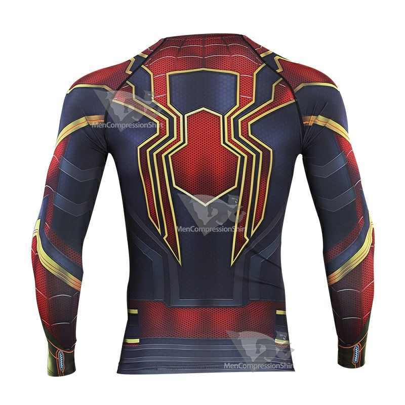 Avengers 4 Parker Long Sleeve Compression Shirt