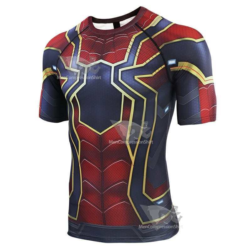 Avengers 4 Parker Short Sleeve Compression Shirt