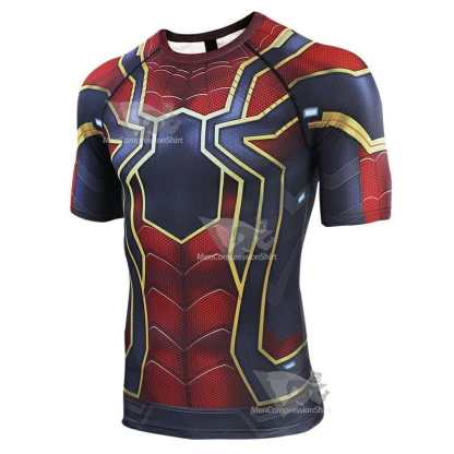 Avengers 4 Parker Short Sleeve Compression Shirt