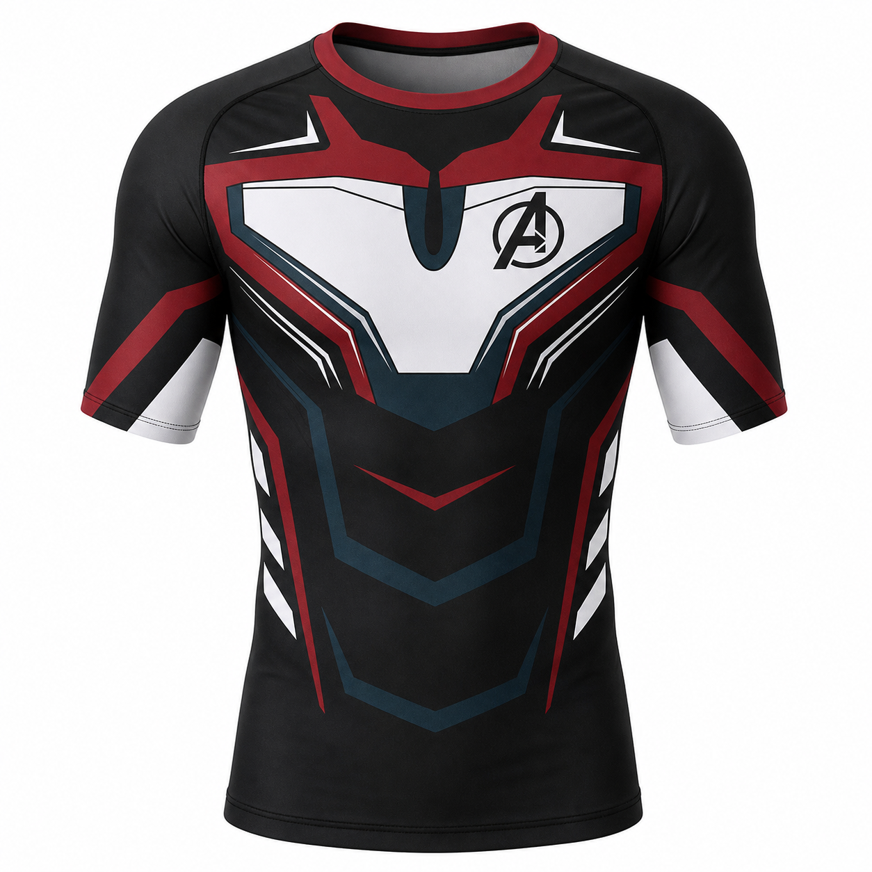 Endgame Black Brown Short Sleeve Compression Shirt