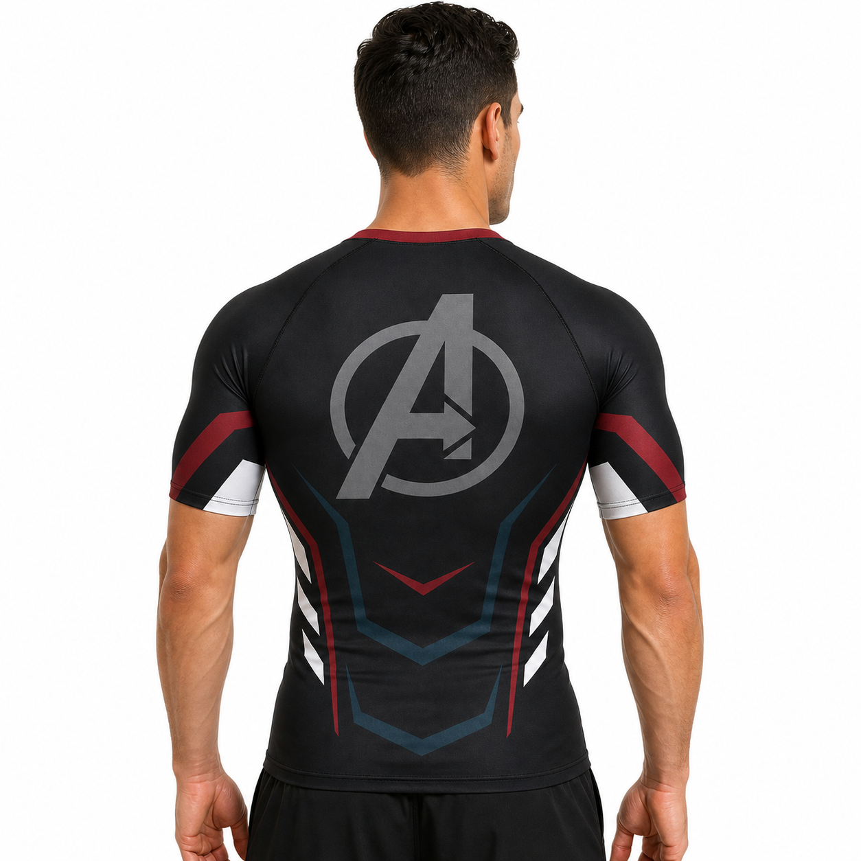 Endgame Black Brown Short Sleeve Compression Shirt
