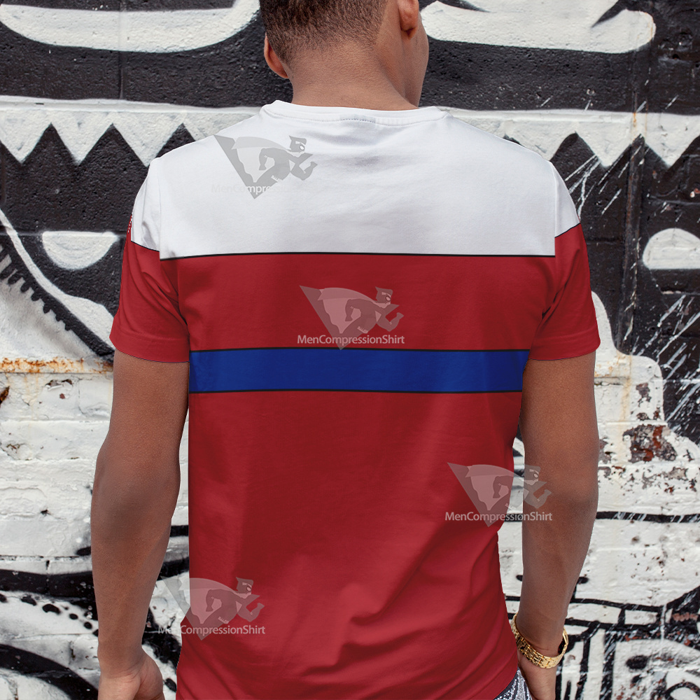 B Daman Riki Ryugasaki Red Cosplay T-Shirt
