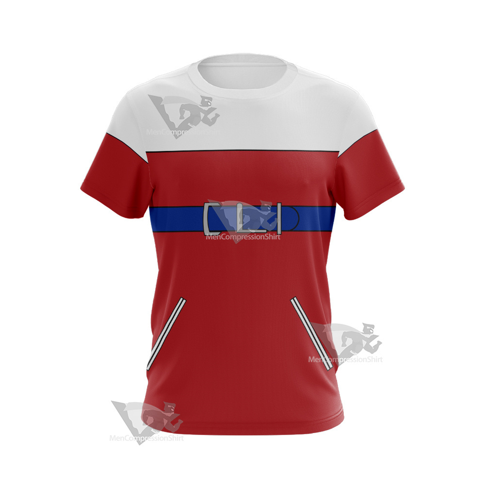 B Daman Riki Ryugasaki Red Cosplay T-Shirt