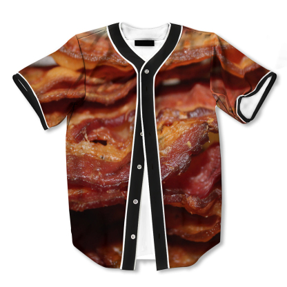 Bacon Crispy 3d Print Full Size Baseball Jerseys
