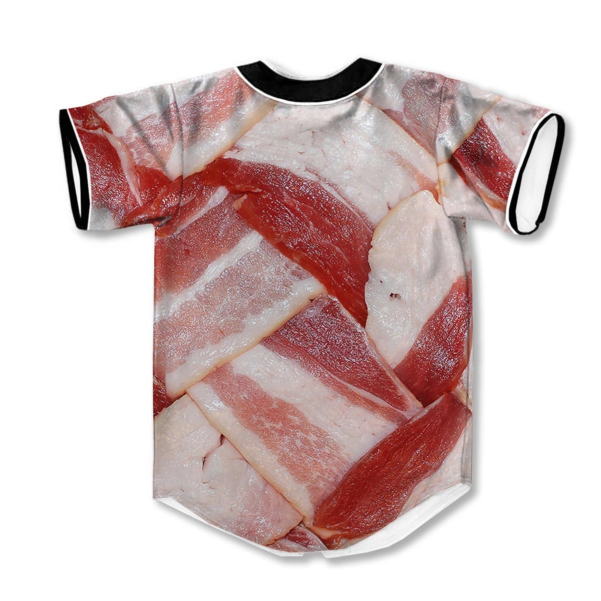 Bacon Weaving 3d Print Full Size Baseball Jerseys
