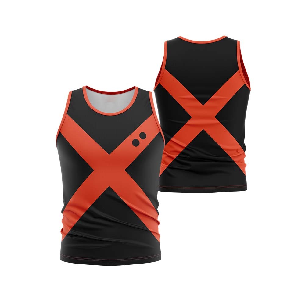 Bakugo My Hero Academia Sleeveless Compression Shirt