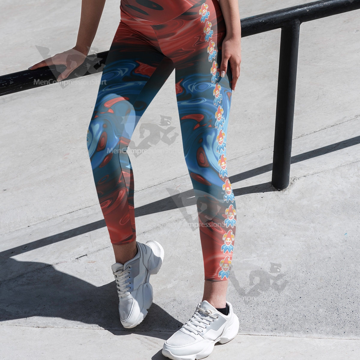 Balatro Classic Background Joker Women Compression Legging-MensCompressionShirt