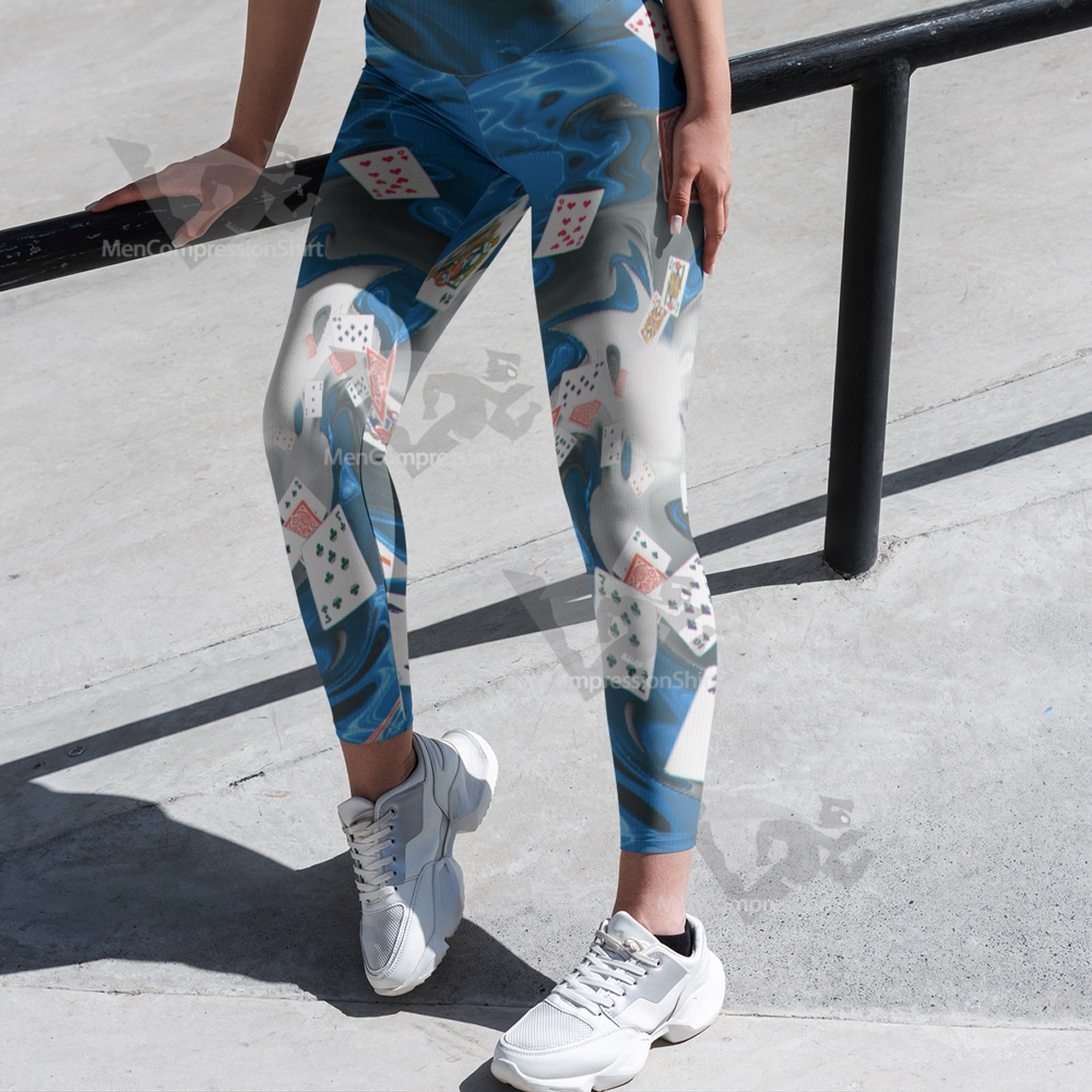 Balatro Joker Playing Cards Women Compression Legging-MensCompressionShirt