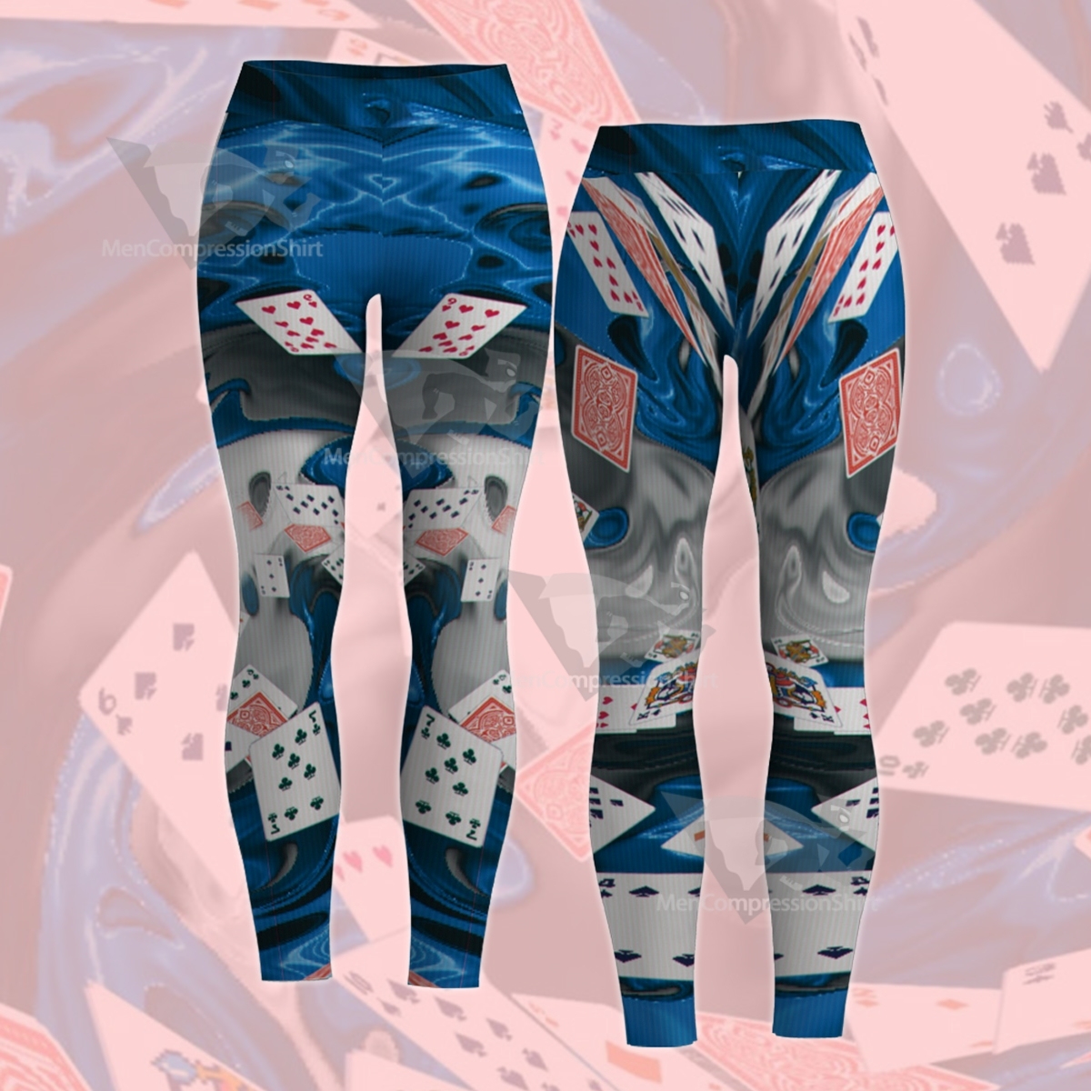 Balatro Joker Playing Cards Women Compression Legging-MensCompressionShirt