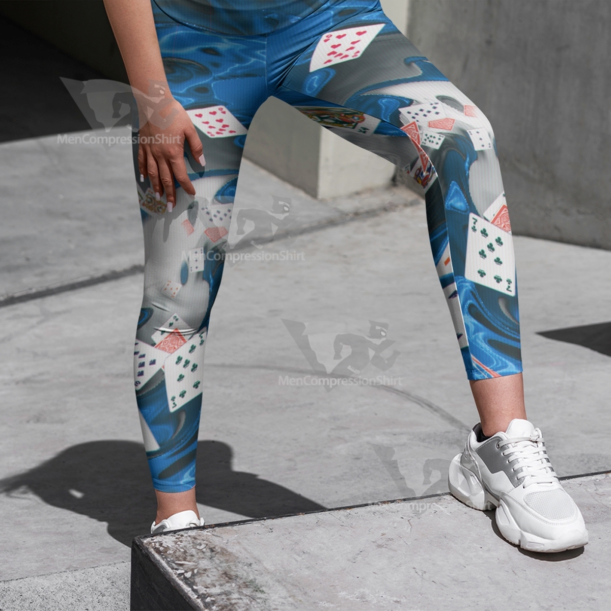 Balatro Joker Playing Cards Women Compression Legging-MensCompressionShirt