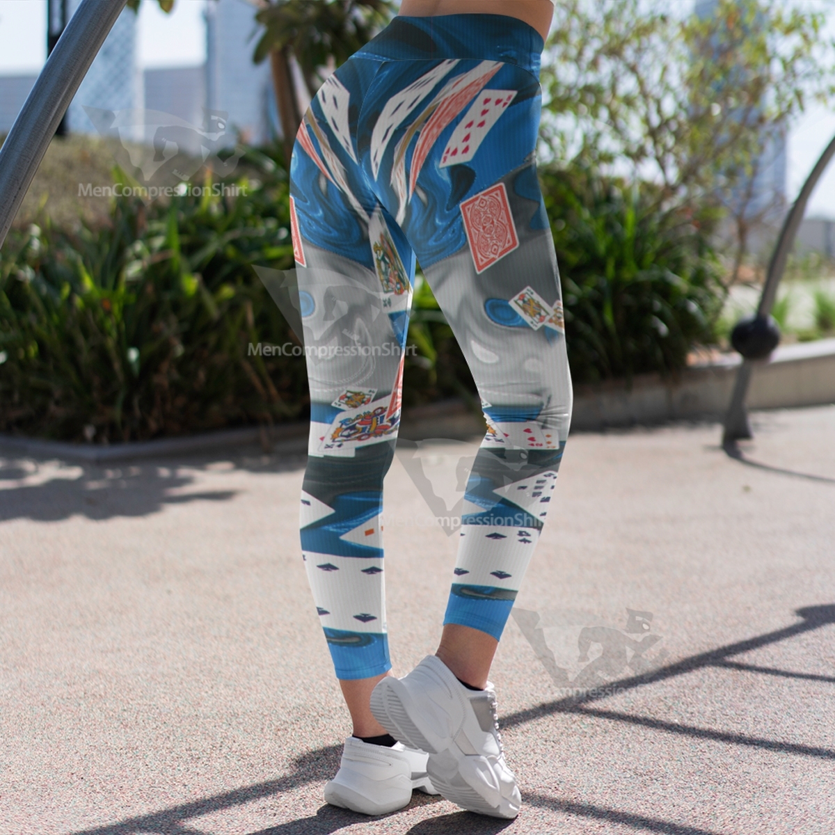 Balatro Joker Playing Cards Women Compression Legging-MensCompressionShirt