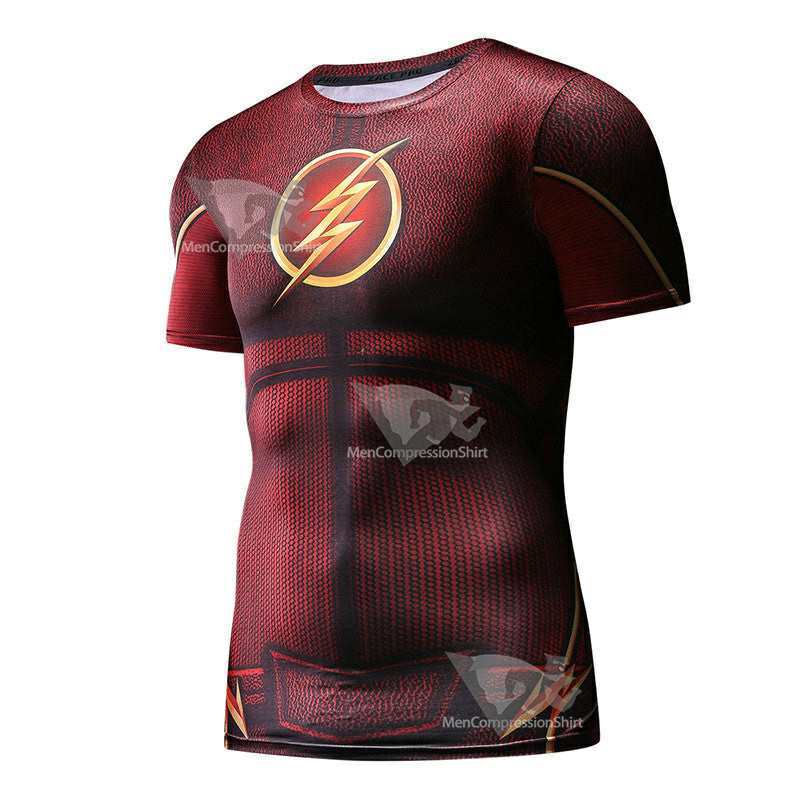 Barry Allen Compression Shirt For Men