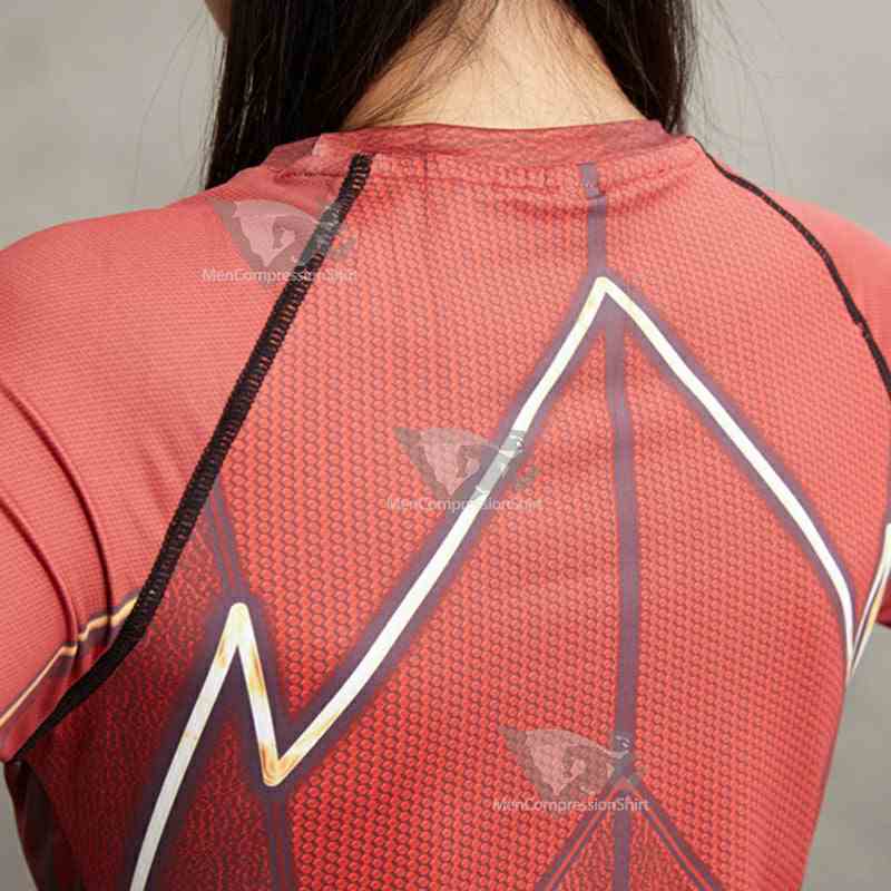 Barry Allen Long Sleeve Compression Shirt For Women