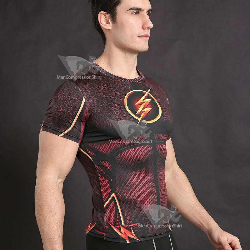 Barry Allen Man Compression Shirt