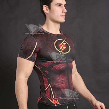 Barry Allen Man Compression Shirt
