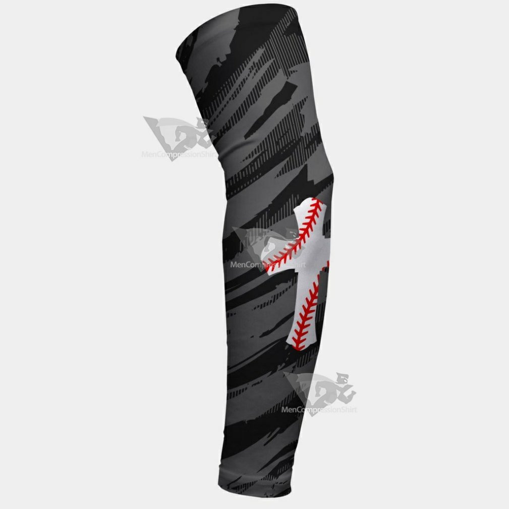 Baseball Cross Black Ops Kids Arm Sleeve