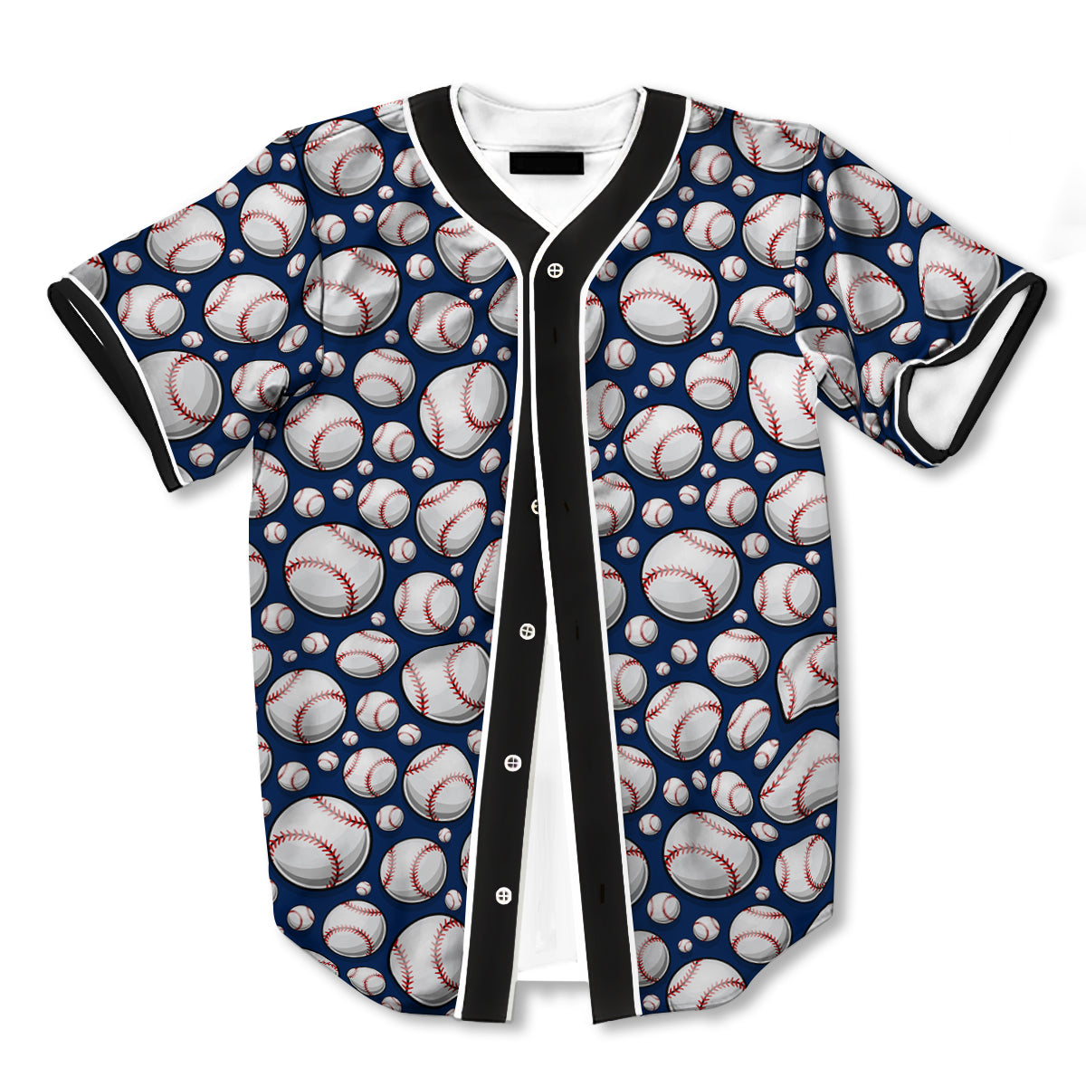Baseballs 3d Print Full Size Pattern Baseball Jerseys