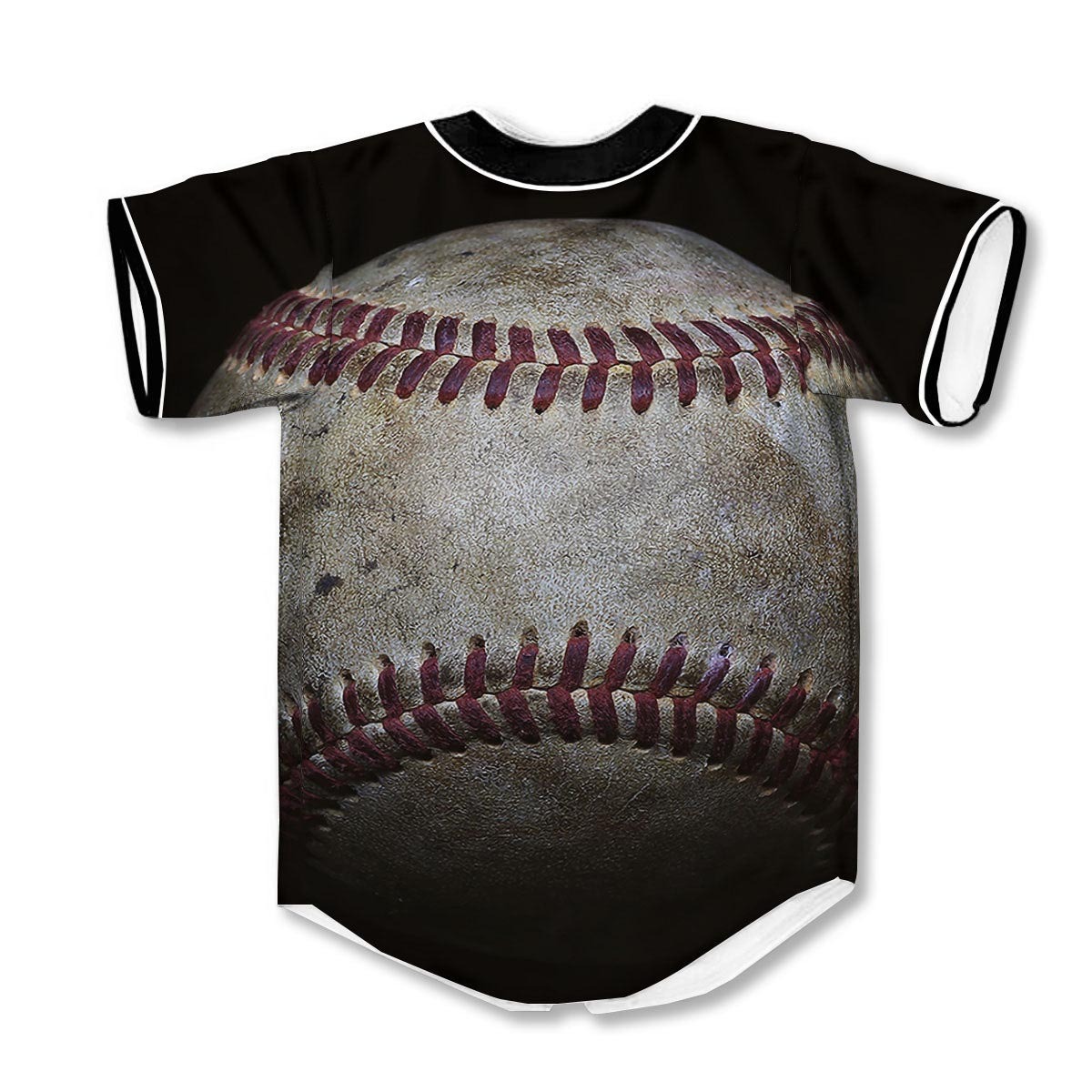 Baseballs Grunge 3d Print Full Size Baseball Jerseys