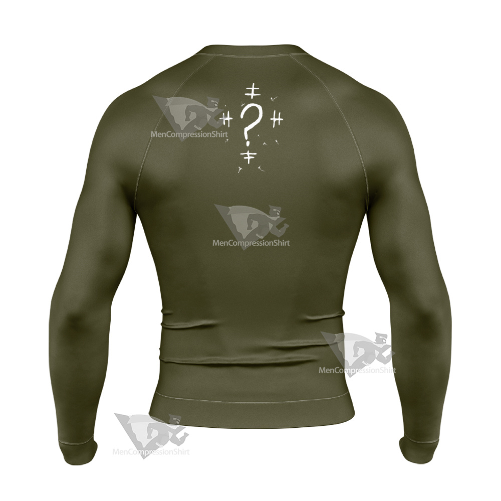 Batman 2022 Riddler Long Sleeve Compression Shirt
