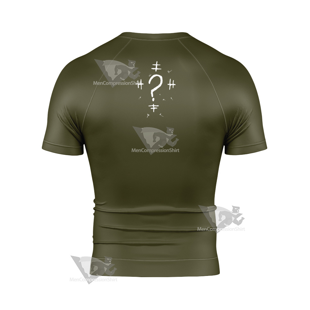 Batman 2022 Riddler Short Sleeve Compression Shirt