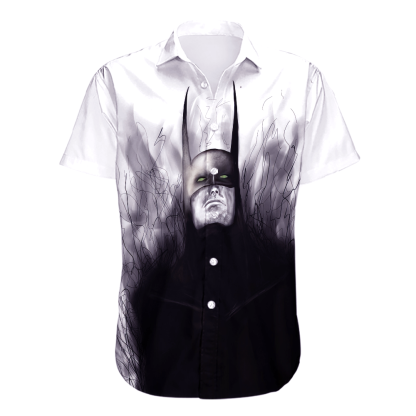 Batman 3d Printed Hawaiian Shirt Featuring Gotham Hero