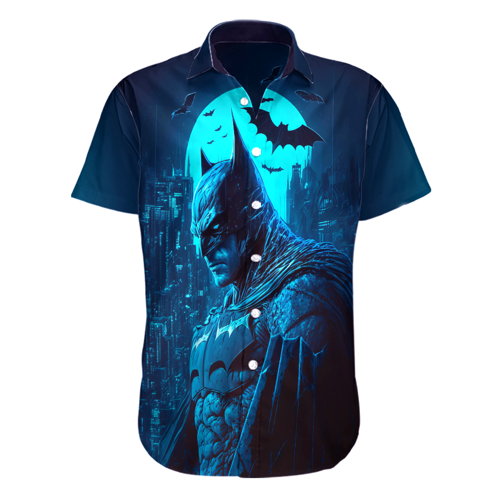 Batman 3d Printed Hawaiian Shirt With Powerful Design