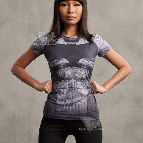 Batman Womens Animated Short Sleeve Rashguard