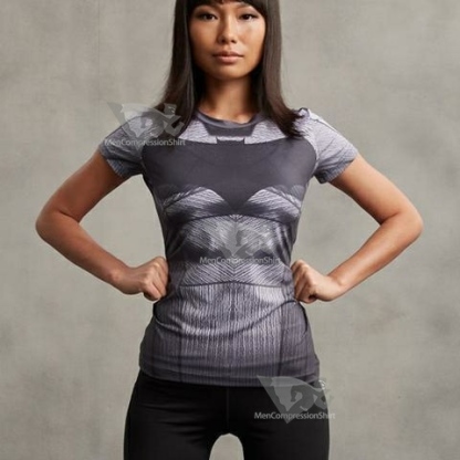 Batman Womens Animated Short Sleeve Rashguard