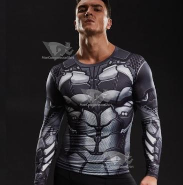 Batman Bat-Bot Long Sleeve Compression Rashguard