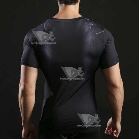 Batman Batman Inc Compression Short Sleeve Rash Guard