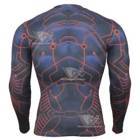 Batman Beyond Animated Long Sleeve Compression Rashguard
