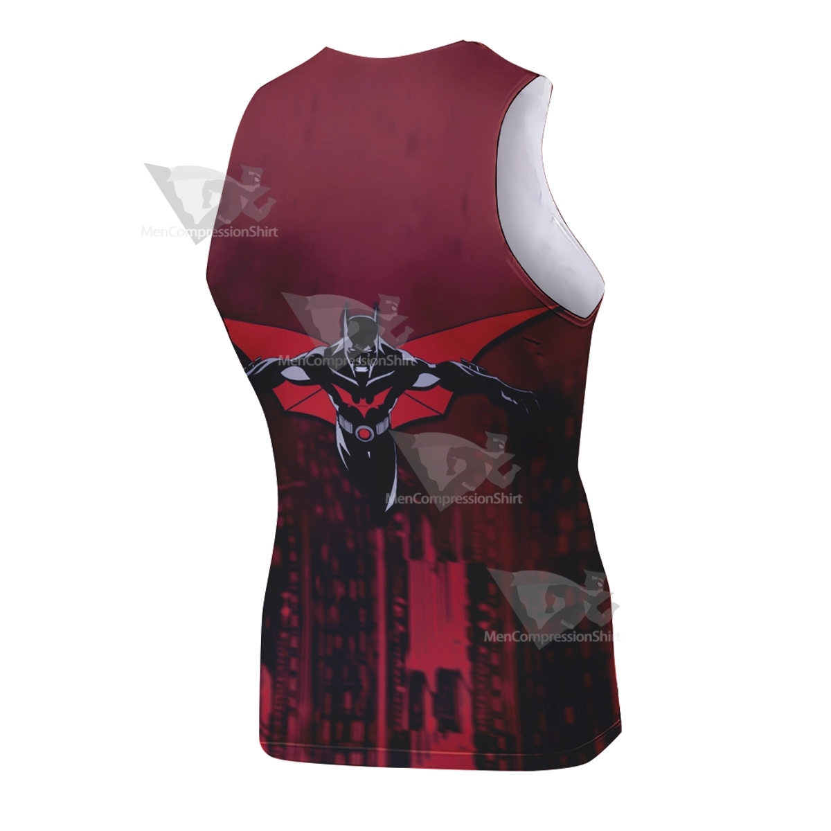 Batman Beyond Black Sleeveless Compression Shirt