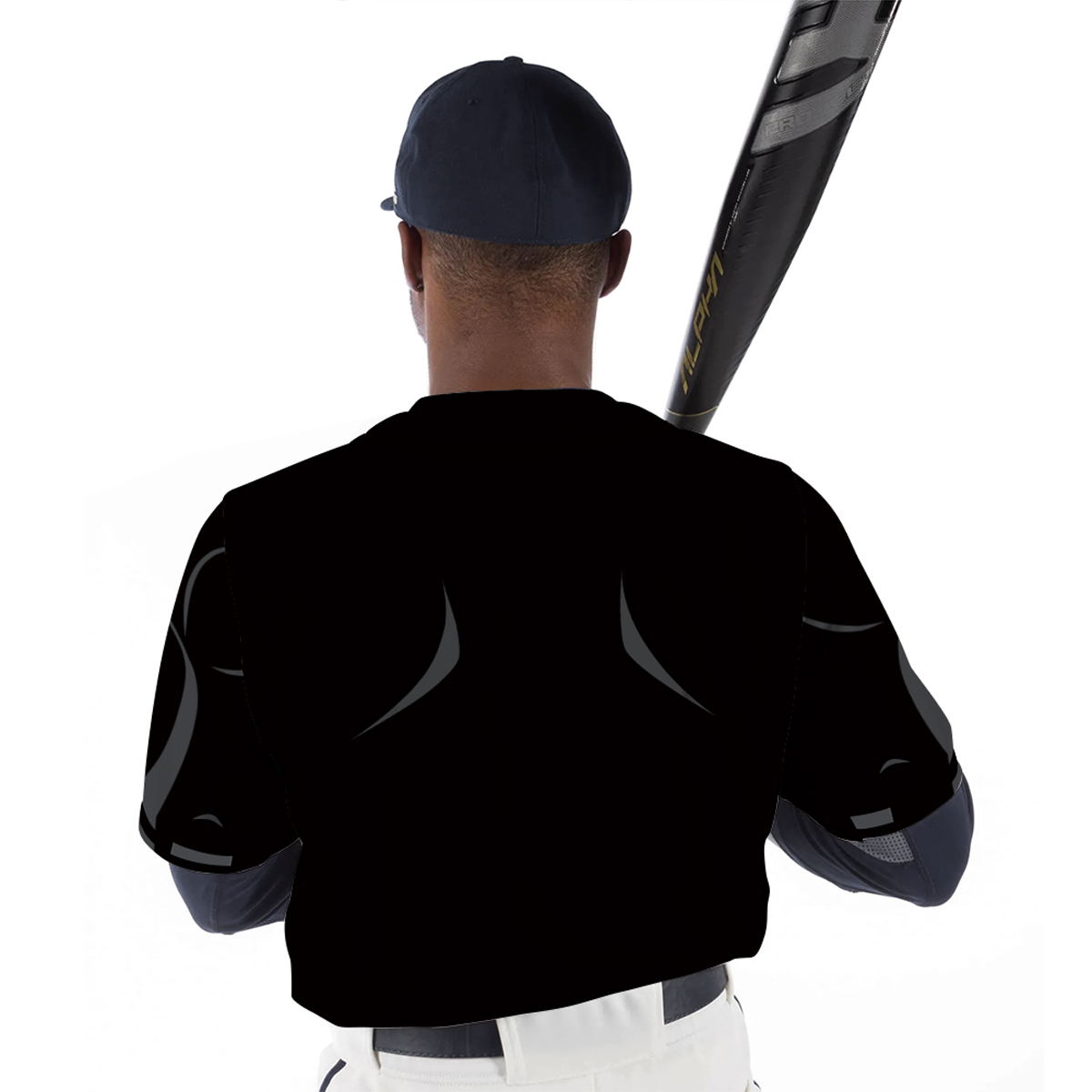 Batman Beyond Red Symbol Black Suit Baseball Jersey