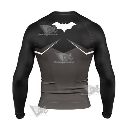 Dc Batman Black Cosplay Long Sleeve Compression Shirt