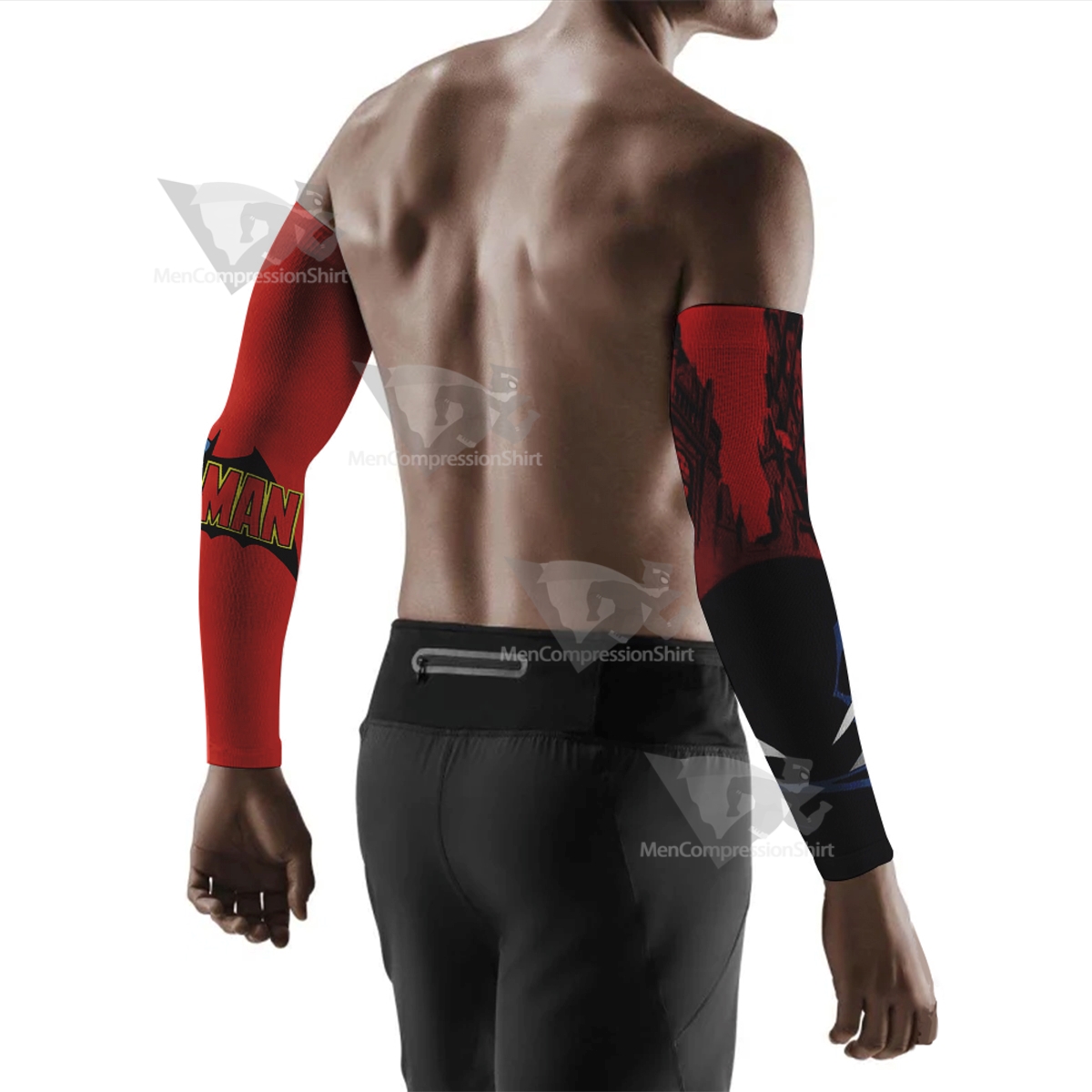 Batman Classic Red Compression Arm Sleeve